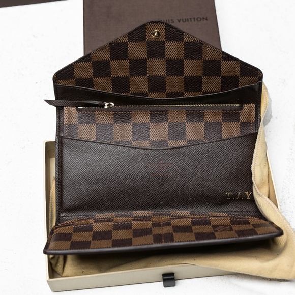 Damier Ebene Portobello PM & Ebene Sarah Wallet NM - Picture 8 of 8